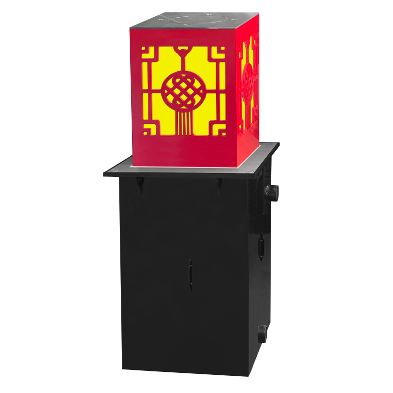 Outdoor Lighting And Landscape - Baliza LED Redonda de Estilo Moderno,