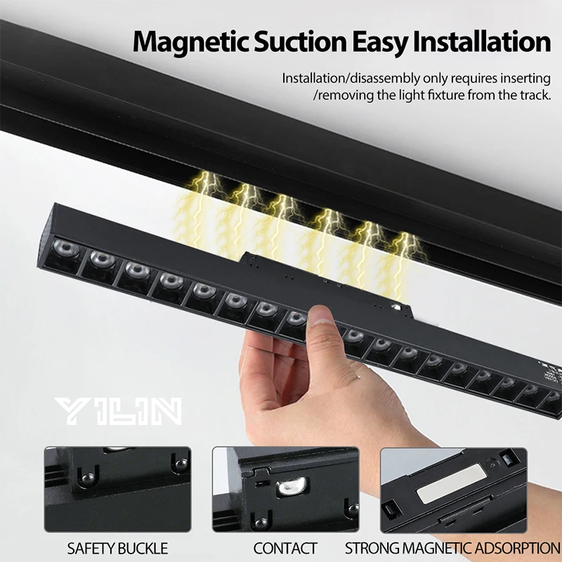 Luz de pista magnética LED int - Outdoor Lighting Track reseña y precio
