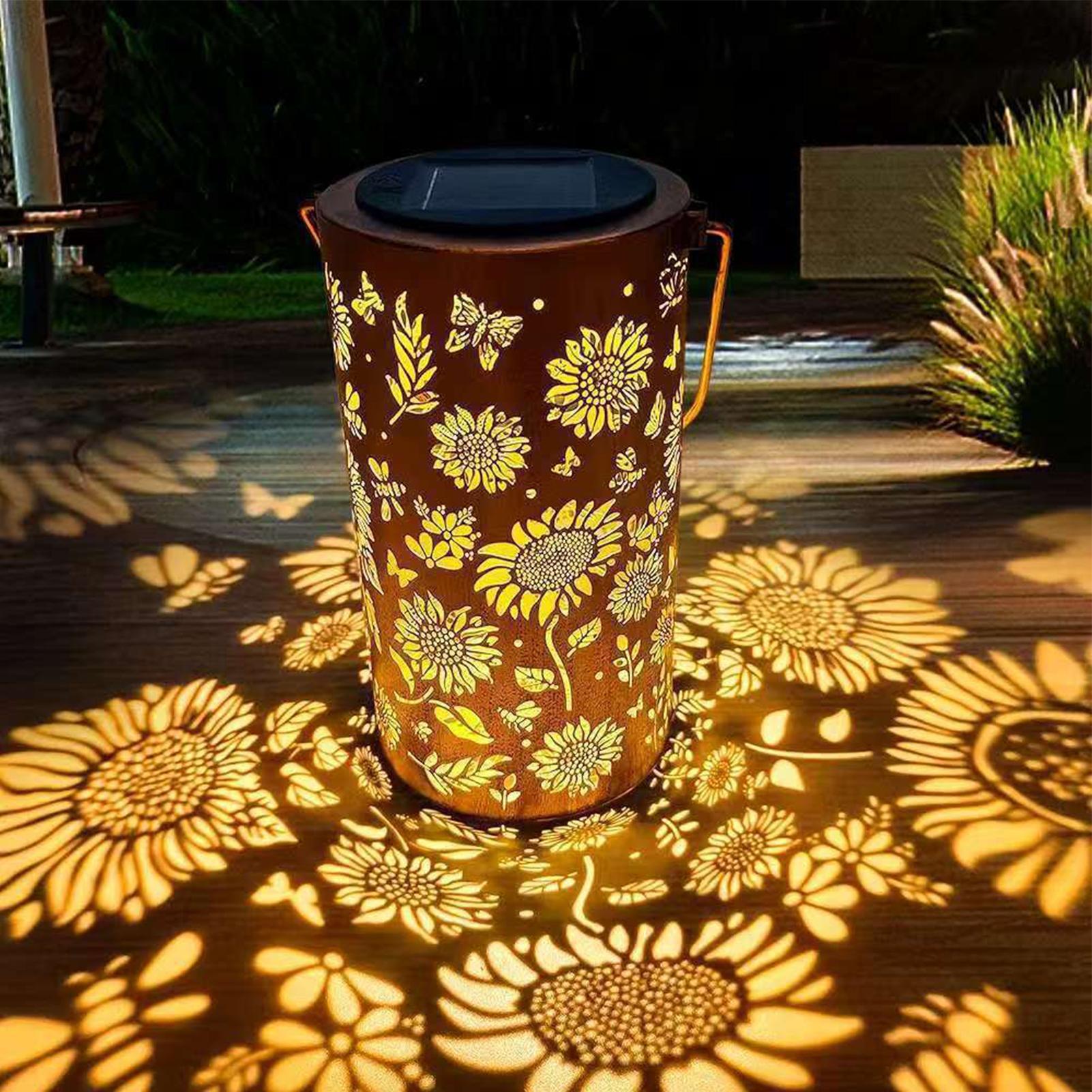 Lámpara Solar de Girasol, Resi - Outdoor Lighting Pathway reseña y precio
