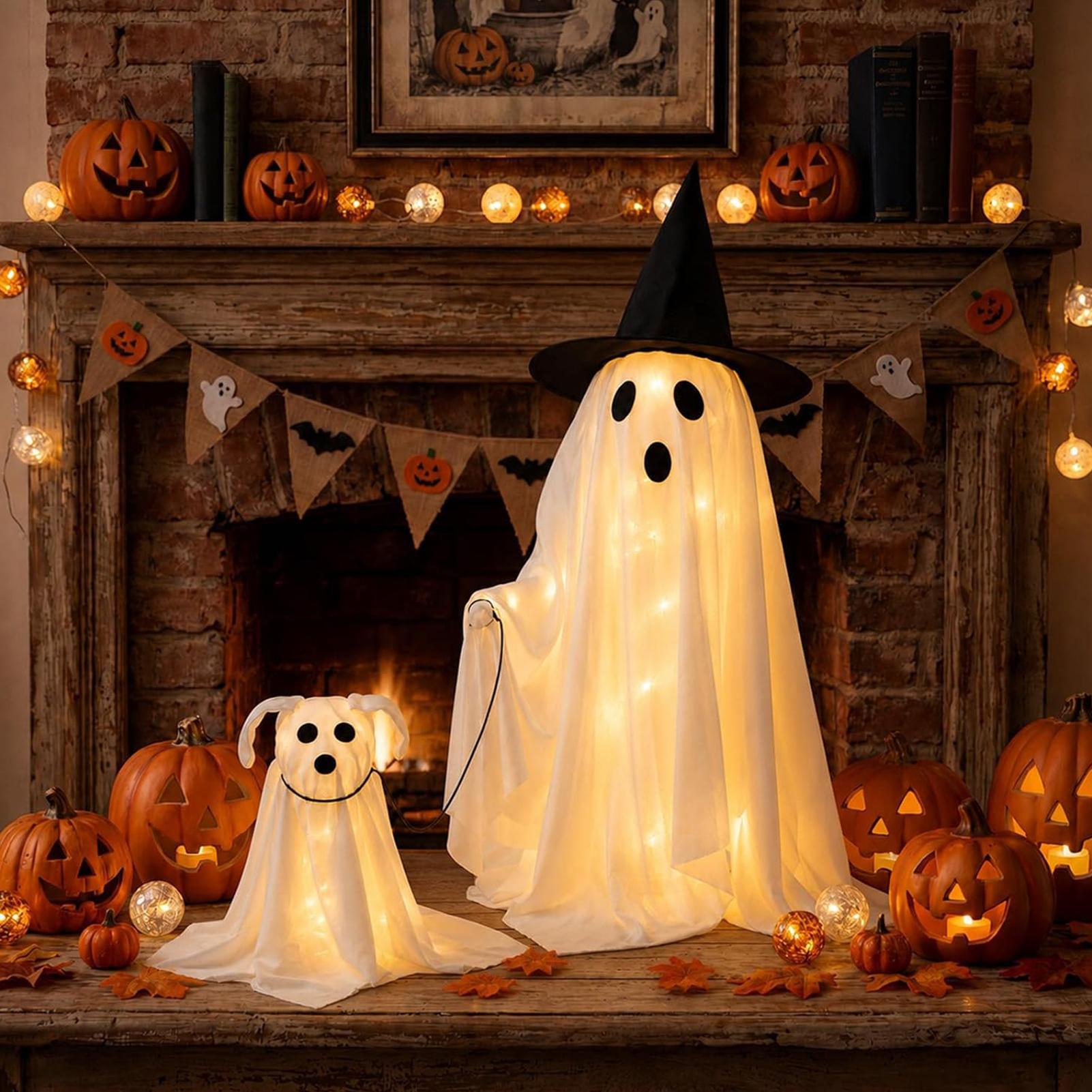 Set de Perro Fantasma con Luz  - Outdoor Lighting Effects reseña y precio