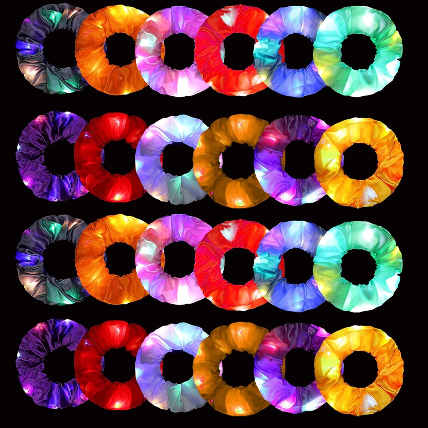 6 piezas de scrunchies LED, ba - Outdoor Lighting Effects reseña y precio