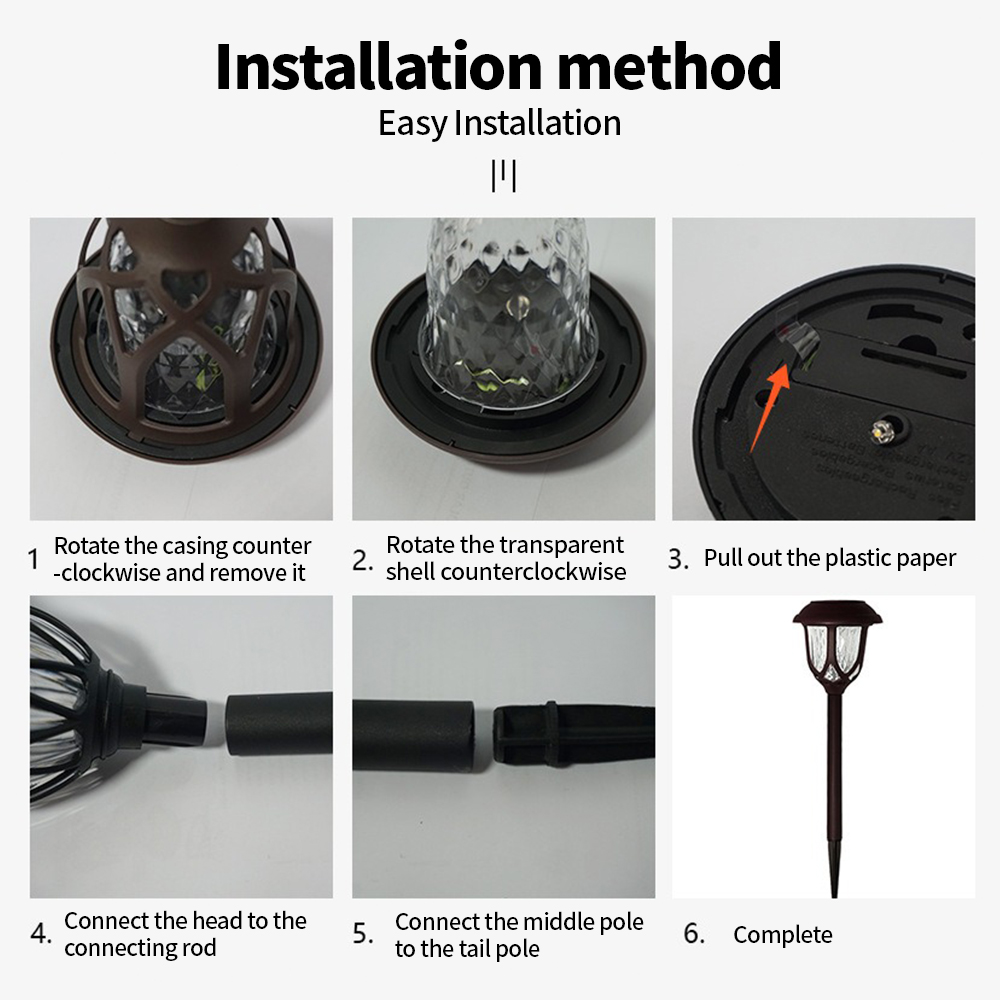 Lámpara Solar LED para Patio,  - Outdoor Lighting Effects reseña y precio