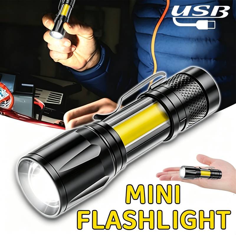Mini linterna LED COB, reflect - Outdoor Lighting Black reseña y precio