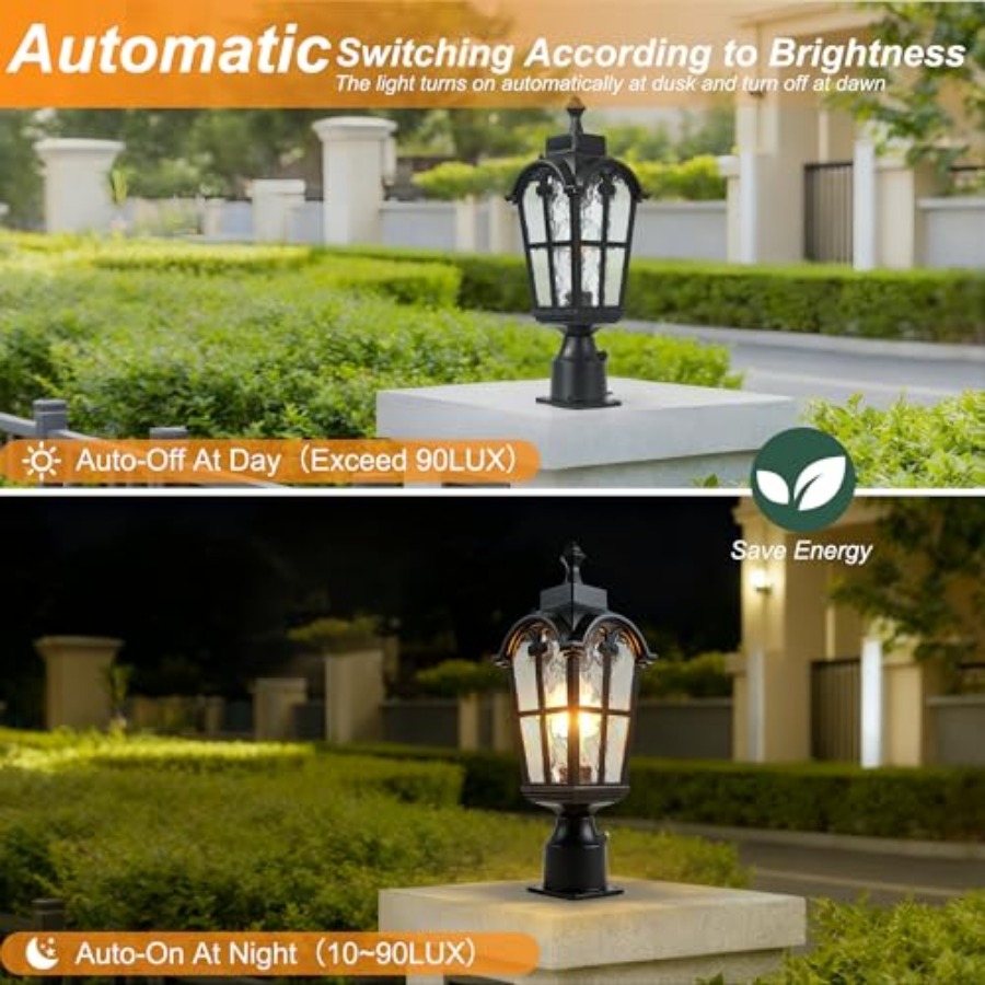 Lámparas de Poste para Exterio - Outdoor Lighting Waterproof reseña y precio