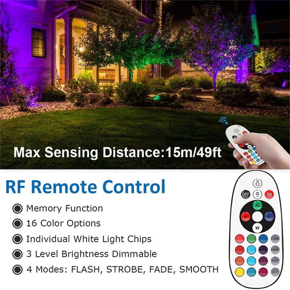 Iluminación de paisaje RGBW, 1 - Outdoor Lighting And Landscape reseña y precio