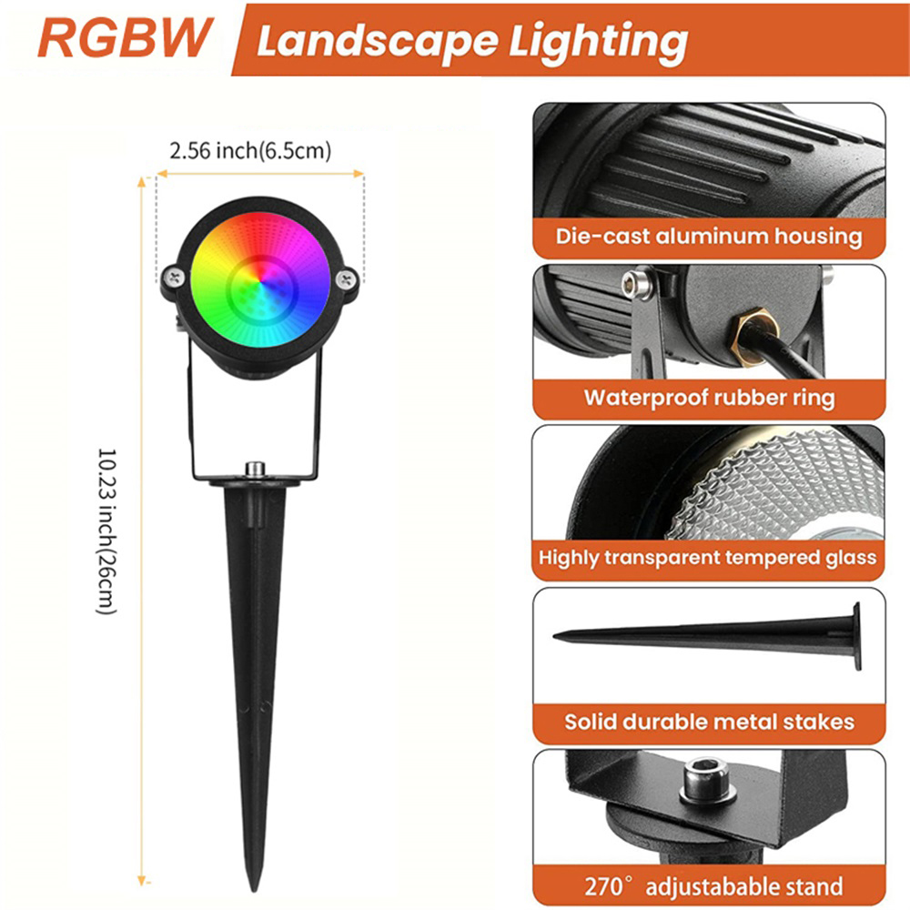 Iluminación de paisaje RGBW, 1 - Outdoor Lighting And Landscape reseña y precio