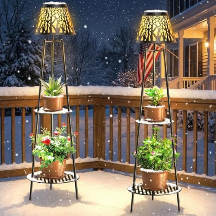 Paquete de 2 Lámparas Solares  - Outdoor Lighting Waterproof reseña y precio
