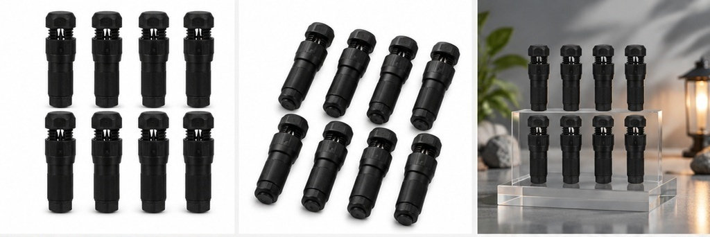 8 conectores impermeables de b - Outdoor Lighting And Landscape reseña y precio